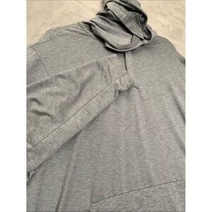 VRST Men's Large Heathered Gray Pullover Hoodie Sweatshirt Kangaroo Pocket